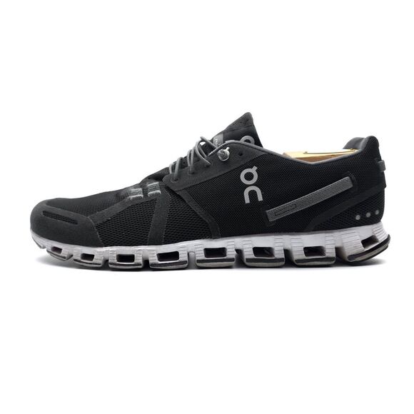 ON CLOUD V2 Running Shoe Black White Sneaker Trainers Sporty Athletic Athleisure - Picture 4 of 9